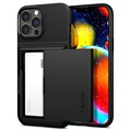 Husă iPhone 13 Pro Max - Spigen Slim Armor CS - Negru
