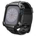 Husă și Curea Apple Watch Series 9/8/7 - Spigen Tough Armor Pro Metal - 45mm - Negru