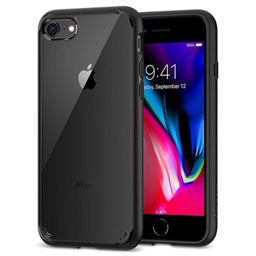 Husă Spigen Ultra Hybrid 2 pentru iPhone 7/8/SE (2020)/SE (2022) - neagră