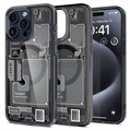Husă iPhone 15 Pro - Spigen Ultra Hybrid Mag - Negru / Zero One