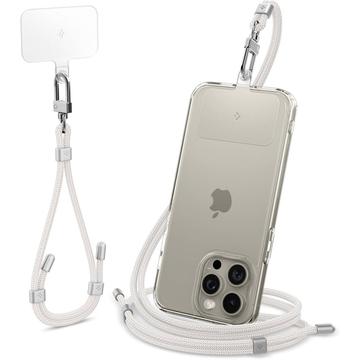 Set curea universală Spigen - Combo curea de mână și curea de mână - Alb perlat