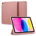 Husă Folio Smart iPad (2022) - Spigen Urban Fit - Auriu Roze