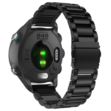 Curea Oțel Inoxidabil Garmin Forerunner 245 - Negru