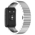 Curea Oțel Inoxidabil Huawei Watch Fit - Cu Cataramă Tip Fluture - Argintiu