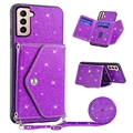 Husă cu Slot Card Samsung Galaxy S23+ 5G - Stardust - Violet