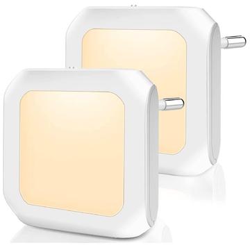 Senzor de mișcare și lumină de noapte reglabilă fără trepte - 2 buc.