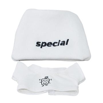 Haine Street Style pentru păpușa Labubu 17cm - 2 buc. - Alb