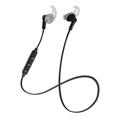 Căști sportive fără fir Streetz Stay-in-Ear cu microfon - Negru