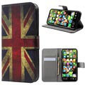 Husă portofel pentru iPhone X / iPhone XS Style Series - Union Jack