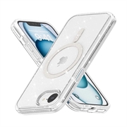Husă Hibrid iPhone 16e - Stylish Glitter - Compatibil MagSafe