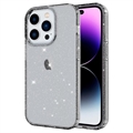 Husă TPU iPhone 14 Pro - Stylish Glitter - Negru