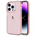 Husă TPU iPhone 14 Pro - Stylish Glitter - Roz