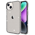 Husă TPU iPhone 14 - Stylish Glitter - Negru