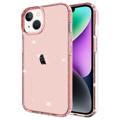 Husă TPU iPhone 14 - Stylish Glitter - Roz