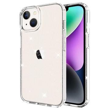 Husă TPU iPhone 14 - Stylish Glitter - Transparent
