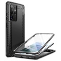 Husă Hibrid Samsung Galaxy S21 Ultra 5G - Supcase Clayco Xenon - Negru