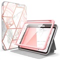 Husă Folio Supcase Cosmo iPad Mini (2021) - Roz Marmură