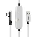 Cablu de încărcare Syntech M32C1-5 5m VR Link pentru Meta Quest 3S/3/2 - Alb