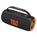 Difuzor portabil Bluetooth T&G TG484 de 30W cu lumini RGB - Negru