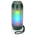 Boxă Bluetooth Portabilă cu Lampă LED T&G TG643 - Verde