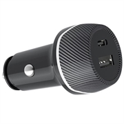 Încărcător auto T05 USB-A/USB-C cu funcție de localizare anti-pierdere pentru iPhone