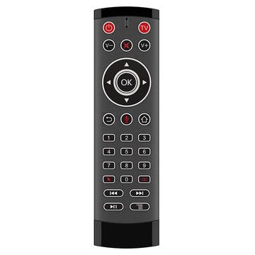 T1-PRO-TV 2-Key IR Learing Funcție de control de la distanță fără fir Smart Mouse aer cu microfon pentru Android TV Box / Stick