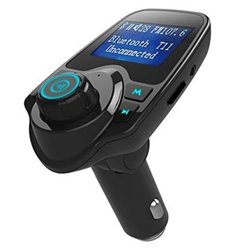Transmițător FM Bluetooth T11 și încărcător auto