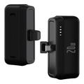 T160 Mini portabil USB-C Power Bank - PD 20W, 5000mAh - negru