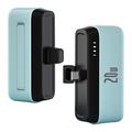 T160 Mini USB-C Power Bank portabil T160 - PD 20W, 5000mAh - Sky Blue
