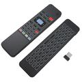 T3-C Wireless Air Mouse Remote Keyboard cu 7 culori Backlight pentru Smart TV, Android TV Box, PC, HTPC
