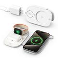 Încărcător wireless de călătorie pliabil T5 3 în 1 15W