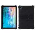 TCL Tab 10s Husa din silicon cu suport pentru picior - negru