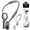 TELESIN MNM-001 pentru iPhone 12 / 13 / 14 / 15/ 16 Suport de gât din silicon pentru gât magnetic Selfie Stick Phone Neck Holder