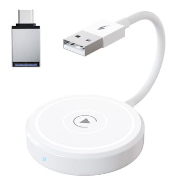 THT-020-5 Adaptor CarPlay fără fir AI BOX CarPlay Dongle CarPlay Cablu la convertor CarPlay fără fir pentru mașini CarPlay cu fir