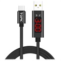 Cablu De Încărcare Și Date USB-C Cu Display LED TOPK AC27 - 1m