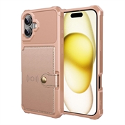Husă TPU cu Slot Card iPhone 17 - Albastru