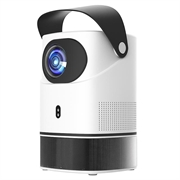 TS-2 Proiector video 4K HD de 32 GB cu suport retractabil ascuns, sistem de operare Android și WiFi