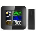 Stație meteorologică fără fir TS-75 pentru interior/exterior - Negru