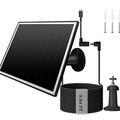TY-106 Panou solar de 6W pentru camere de supraveghere și sonerii - Negru