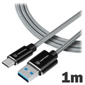 Cablu Încărcare Tactical Fast Rope - USB-A/USB-C - 1m