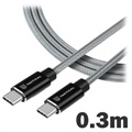 Cablu Încărcare Tactical Fast Rope - USB-C/USB-C - 0.3m