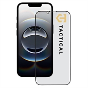 Protector de ecran iPhone 13/13 Pro/14/16e/17e Tactical Glass Shield Privacy Stealth 5D - 9H - Margine neagră
