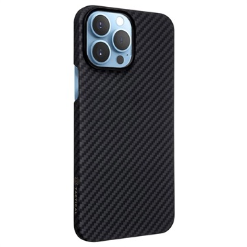 Husă iPhone 13 Pro Max - Tactical MagForce - Fibră De Carbon / Negru