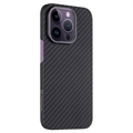 Husă iPhone 14 Pro - Tactical MagForce - Fibră De Carbon / Negru