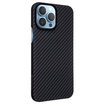 Husă iPhone 13 Pro - Tactical MagForce - Fibră De Carbon / Negru