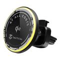 Încărcător wireless Tactical MagForce EQui2p Qi2 / Suport magnetic pentru mașină - Negru