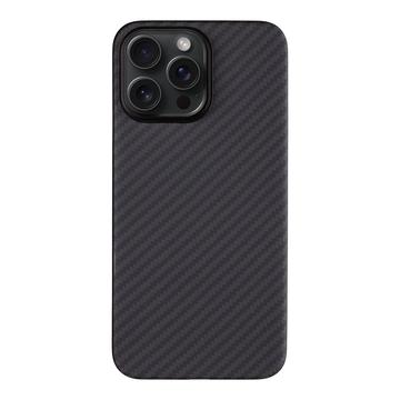Husă iPhone 15 Pro Max - Tactical MagForce - Fibră De Carbon / Negru