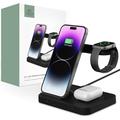 Tech-Protect A11 3-in-1 Wireless Charger 15W - Negru