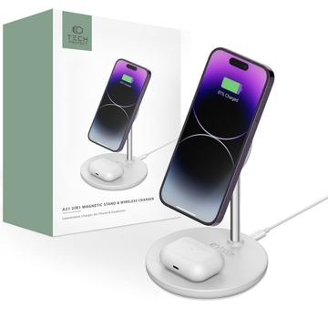 Tech-Protect A21 2-in-1 Wireless Charger 15W - Compatibil MagSafe
