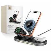Încărcător Tech-Protect A51 ArcticBoost 3-în-1 MagSafe cu răcire activă - 25W Qi 2.2